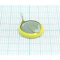 Батарейка CMOS CR1220 под пайку с загнутыми контактами с разных сторон (1 шт)