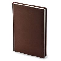 Ежедневник недатированный "Velvet" A5, 136 л, коричневый