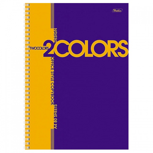 Тетрадь общая "2COLORS" A4, 80 л, клетка фото 3