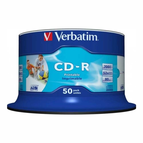 CD-R Verbatim Printable (cake box, 50)