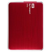 Внешний жесткий диск WD My Passport Ultra 500Gb Red