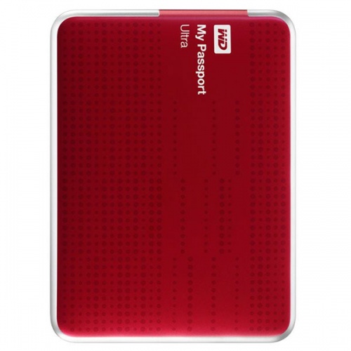 Внешний жесткий диск WD My Passport Ultra 500Gb Red