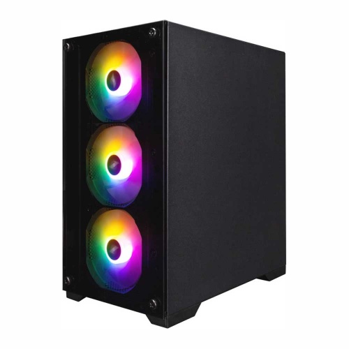 Корпус 1STPLAYER FIREBASE X2-M mATX RGB Black фото 3