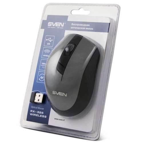 Мышь Sven RX-325 Wireless Grey USB фото 4