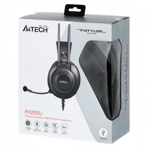 Гарнитура A4Tech Fstyler FH200U USB Grey фото 4