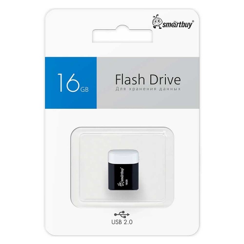 Флешка USB 2.0 SmartBuy Lara 16Gb Black фото 3 Флешка USB 2.0 SmartBuy Lara 16Gb Black фото 3