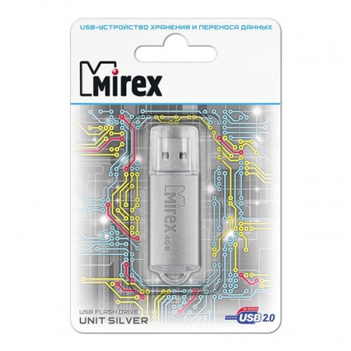 Флешка Mirex Unit 16Gb Silver фото 2