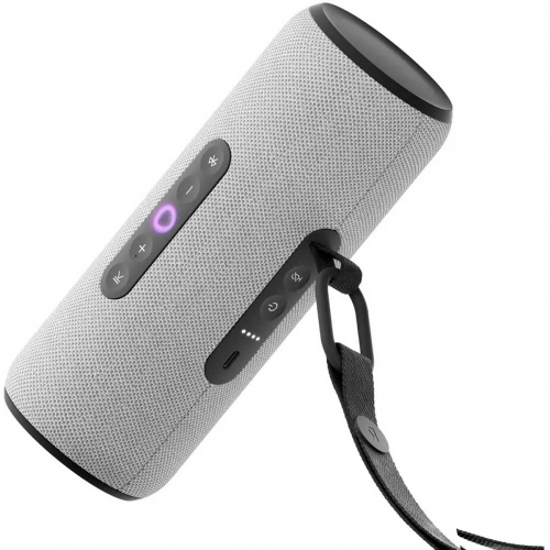 Умная колонка Яндекс Стрит с Алисой на YaGPT, серый