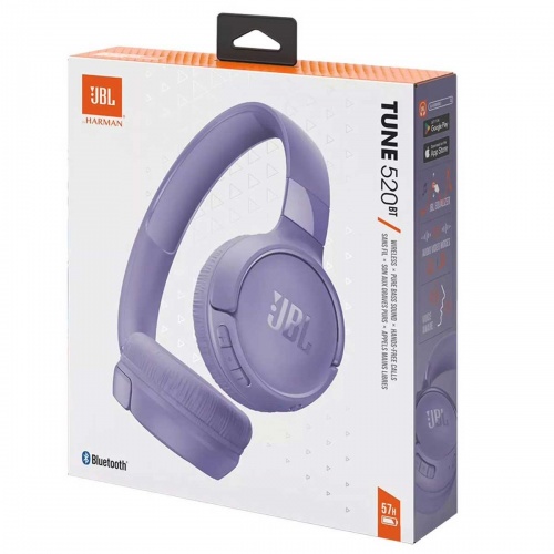 Гарнитура JBL Tune 520BT Purple фото 9