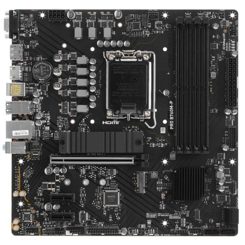 Материнская плата MSI Pro B760M-P DDR5