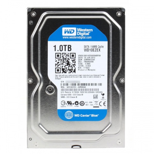 Жесткий диск 3.5" WD Blue WD10EZEX 1Tb