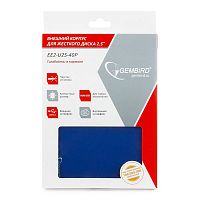 Внешний корпус для HDD 2.5" Gembird EE2-U2S-40P Blue