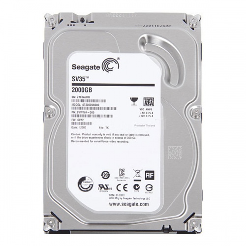 Жесткий диск 3.5" Seagate SV35 ST2000VX000 2Tb