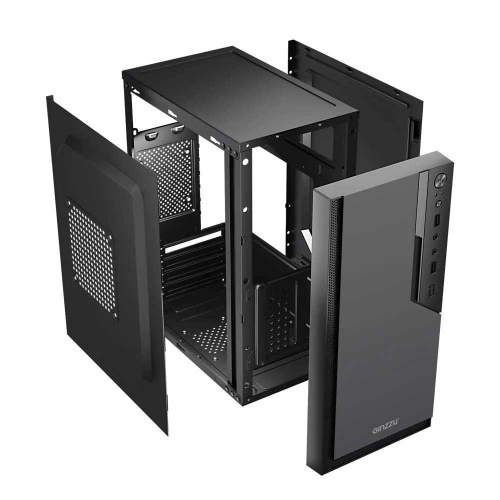 Корпус Ginzzu B150 mATX Black фото 4