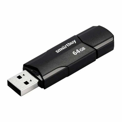 Флешка USB 3.0 SmartBuy Clue 64Gb Black Флешка USB 3.0 SmartBuy Clue 64Gb Black