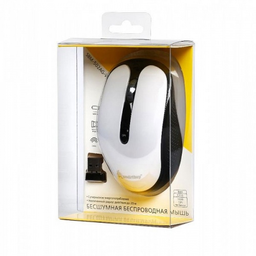 Мышь SmartBuy 502AG White-Black USB