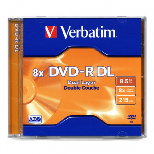 DVD-R DL Verbatim AZO (jewel box)