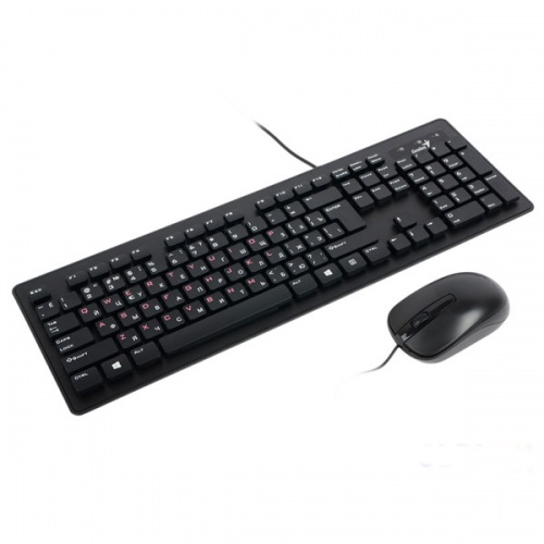 Комплект (клавиатура и мышь) Genius SlimStar C130 Black USB