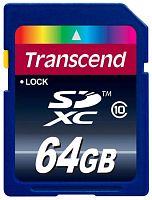 Карта памяти SDXC Transcend 64Gb Class 10 UHS-I UI