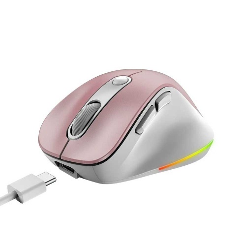 Мышь Genius Ergo 9000S Pro Silent USB / BT Wireless Pink фото 3