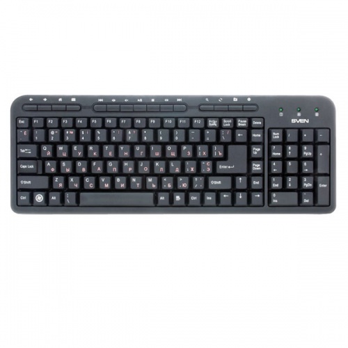 Комплект (клавиатура и мышь) Sven Standard 310 Combo Black USB фото 4