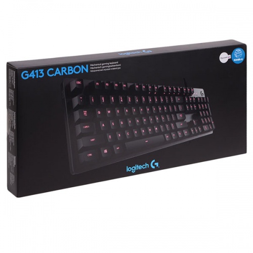 Клавиатура Logitech G413 Carbon Gaming Keyboard Black USB фото 2