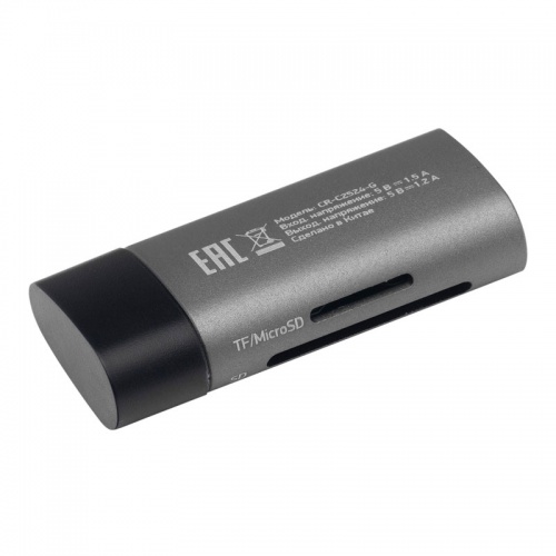 Картридер USB Type-C Digma CR-С2524-G Grey фото 3