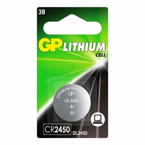 Батарейка GP CR2450 (Li, 3V) (1 шт) Батарейка GP CR2450 (Li, 3V) (1 шт)