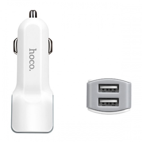 Зарядное устройство Hoco Z23 + кабель micro USB White фото 3