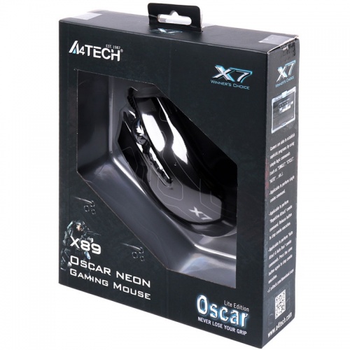 Мышь A4Tech X89 Maze Oscar Neon Gaming Mouse USB фото 5