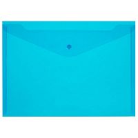 Папка-конверт на кнопке Attache А5, синий