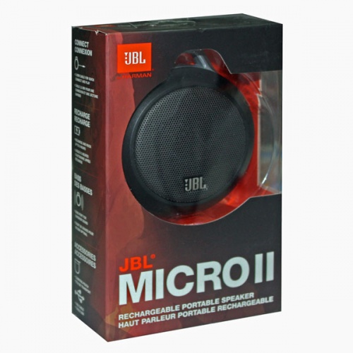 Портативная акустика JBL Micro II Black фото 5