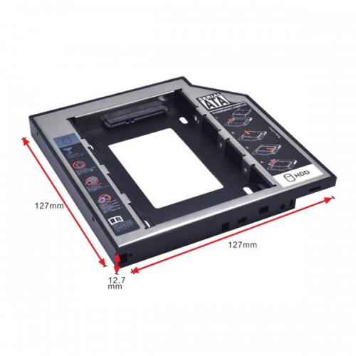 Адаптер HDD Caddy SATA-SATA Optibay 12.7 мм