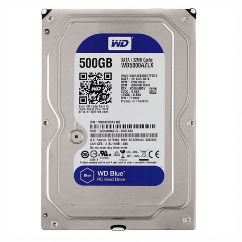 Жесткий диск 3.5" WD Blue WD5000AZLX 500Gb