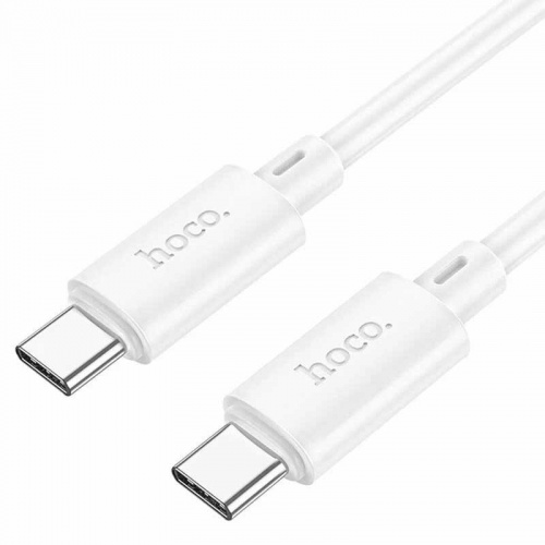 Кабель Hoco X88 USB Type-C-USB Type-C 60w White (1 м)