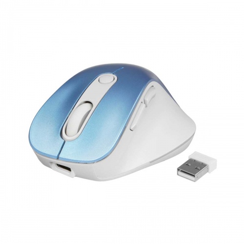 Мышь Genius Ergo 9000S Pro Silent USB / BT Wireless Blue фото 4