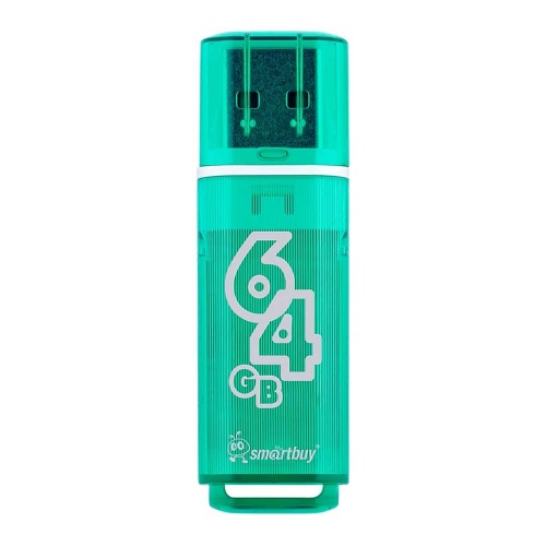 Флешка USB 2.0 SmartBuy Glossy 64Gb Green Флешка USB 2.0 SmartBuy Glossy 64Gb Green