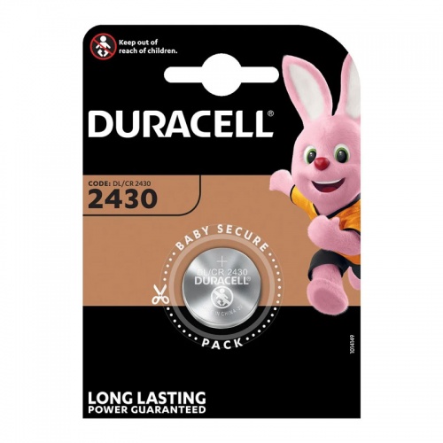 Батарейка Duracell CR2430 (Li, 3V) (1 шт)