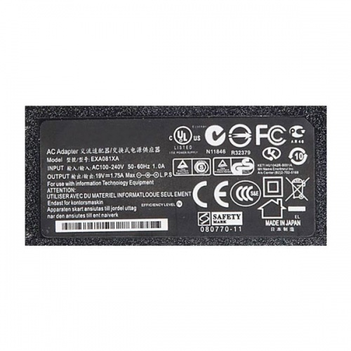 Блок питания для ноутбука Asus ADP-33AW (19V/1.75A/33W/4.0x1.35) фото 5