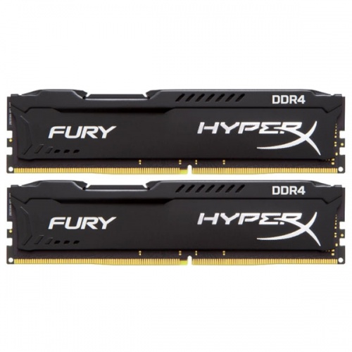 Модуль памяти DIMM Kingston HyperX Fury Black Series HX421C14FBK2/16 DDR4 2х8GB 2133MHz