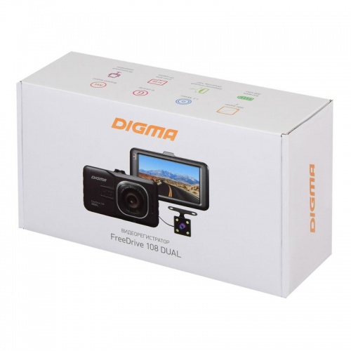 Автомобильный видеорегистратор Digma FreeDrive 108 Dual фото 8