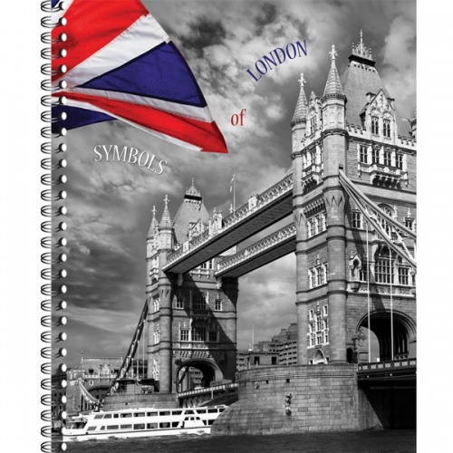 Тетрадь общая "London" A4, 80 л, клетка фото 6