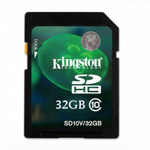 Карта памяти SDHC Kingston 32Gb Class 10 UHS-I U1