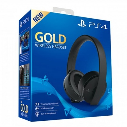 Гарнитура Sony Gold Wireless Stereo Headset PS4/PS3/PS Vita Black фото 5