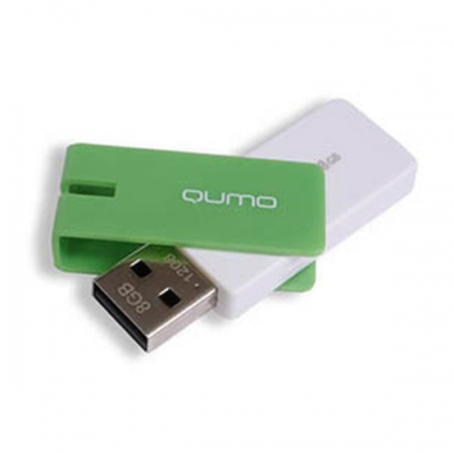 Флешка Qumo Click 8Gb Green фото 2