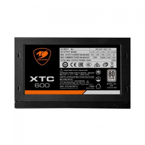 Блок питания Cougar XTC600 600W, OEM фото 2