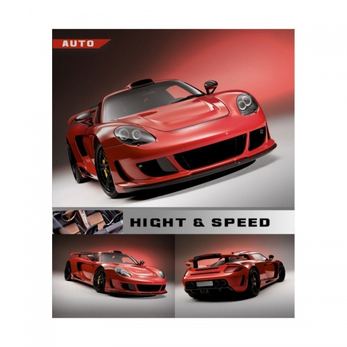 Тетрадь школьная "Hight & Speed" A5, 18 л, клетка фото 5