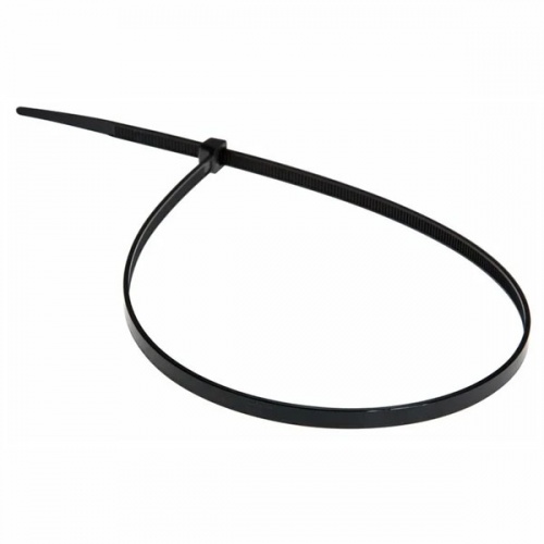Стяжка кабельная нейлоновая Rexant 3.6х200 мм (100 шт.), черная