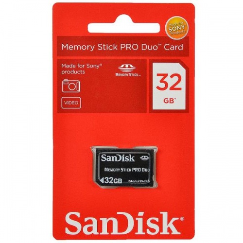 Карта памяти SanDisk MS PRO-HG Duo 32GB фото 2