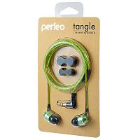 Наушники Perfeo Tangle Green